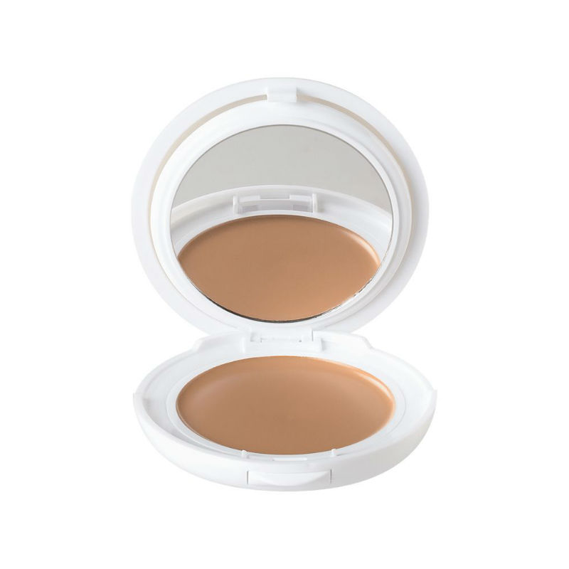 crema de rostro compacta corrector mate miel